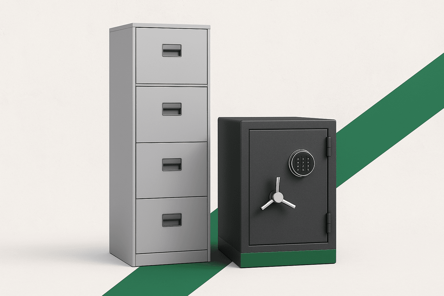 cabinet and safe