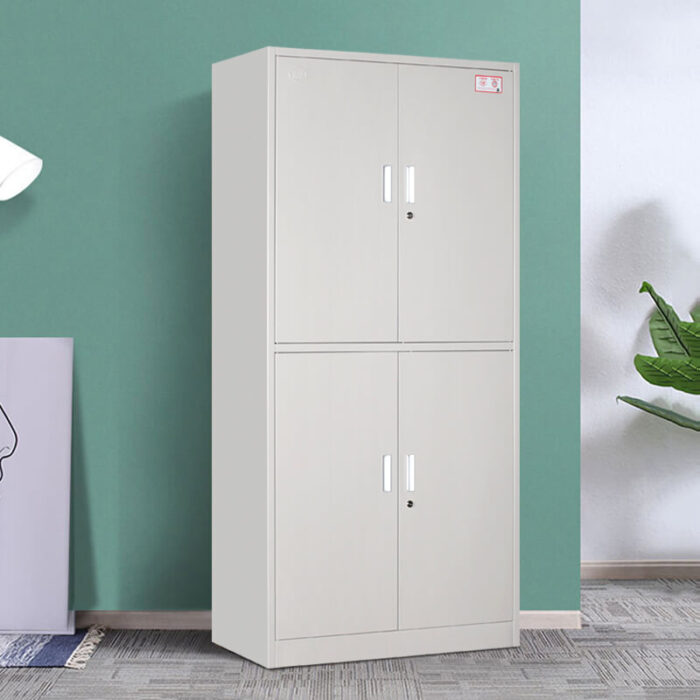 0c1d06751829425e5cf92f35e369f760965d46674f7071b5.jpg 4-Door steel office storage cabinet - Image 1