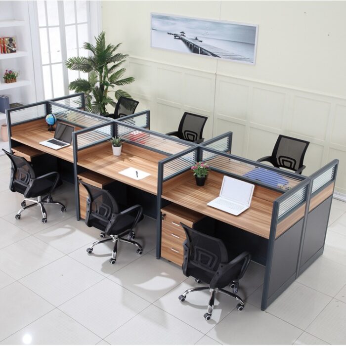 301990733_5659683057387046_2842947830902802320_n-2.jpg 6-Way modular office workstation - Image 1