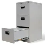 3 Drawers metallic office filling cabinet - Image 4