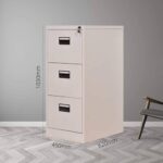 3 Drawers metallic office filling cabinet