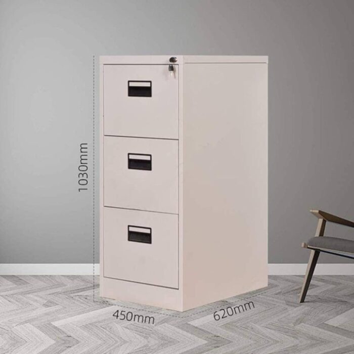 51GtIGEL0iL._AC_UF10001000_QL80_.jpg 3 Drawers metallic office filling cabinet - Image 1