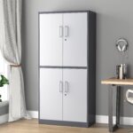 2-Door office cabinet (metallic)