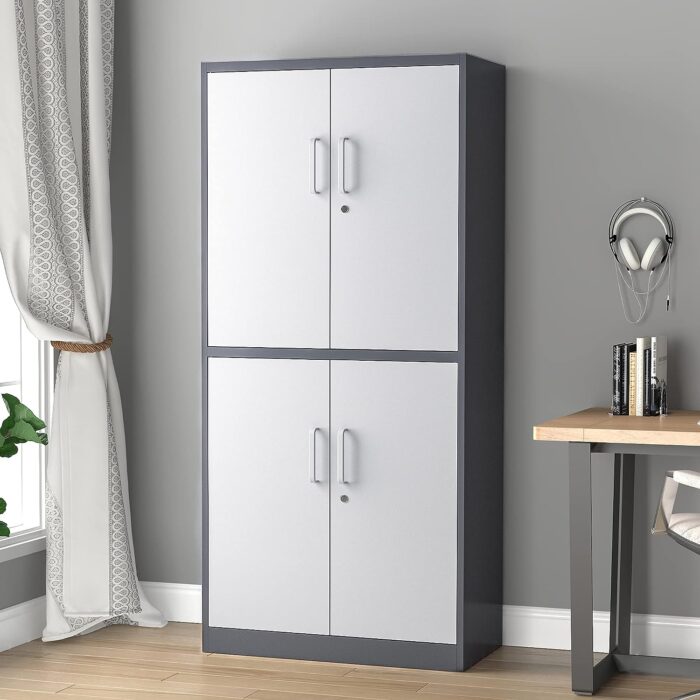 71Tytd-FJQL._AC_SL1500_.jpg 2-Door office cabinet (metallic) - Image 1
