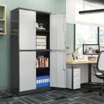 2-Door office cabinet (metallic) - Image 3