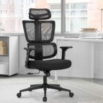 Orthopedic high-back office seat