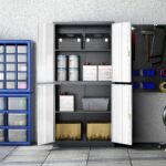 2-Door office cabinet (metallic) - Image 4