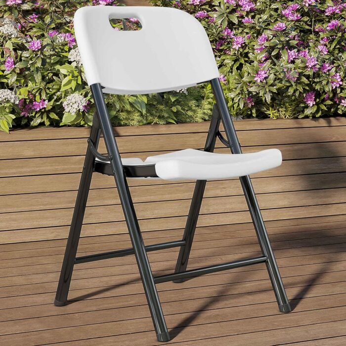 81t9d4CUw7L._AC_SL1500_.jpg Patio white foldable chairs (plastic) - Image 1