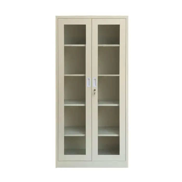 H0bc308558ca048bd8d1c1c39cef798c8D.jpg_960x960.webp 2-Door full glass office cabinet - Image 2