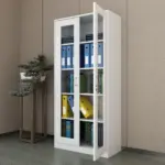2-Door full glass office cabinet - Image 4