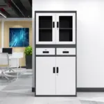 2-Door metallic office cabinet