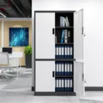 2-Door metallic office cabinet - Image 3