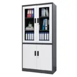 2-Door metallic office cabinet - Image 2