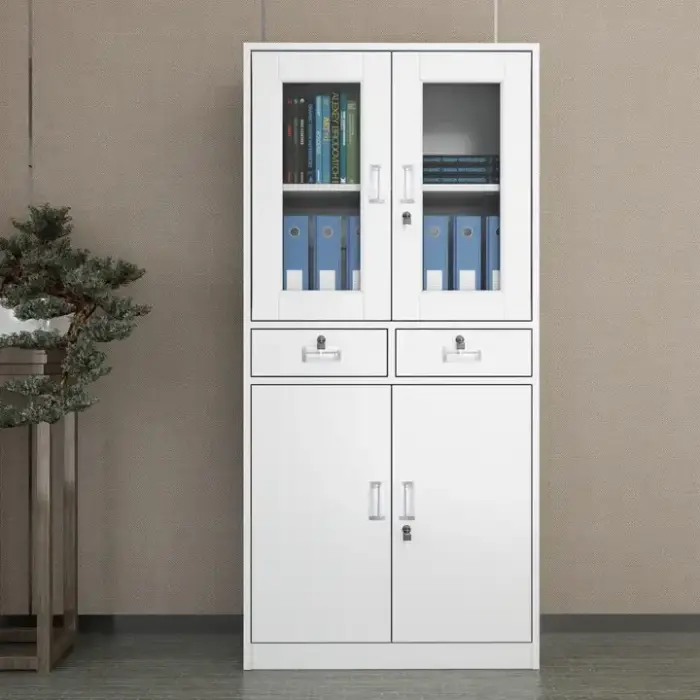 H8e92140b378d4a79a7915c4716daf406U.jpg_720x720q50-1.webp 2-Door metallic office filling cabinet - Image 1