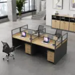 4-Way modular office workstation