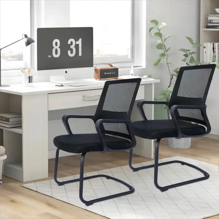 Cantilever mesh office visitor seat - Image 3