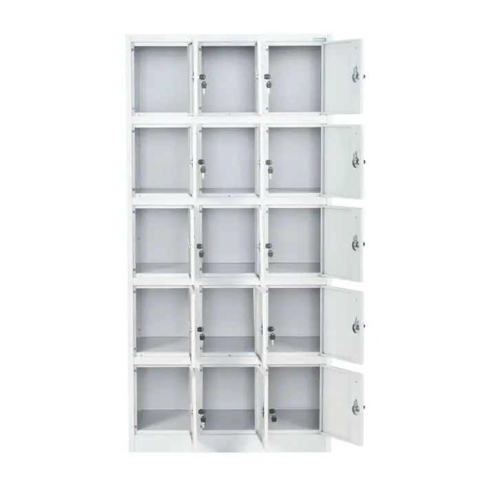 MAGNA15PERSONALLOCKERGREY_LMAGN15PERSLKRGRY_03_2000x.webp 15 Locker office steel cabinet - Image 2