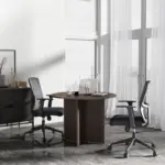 1200mm Round office table. - Image 3