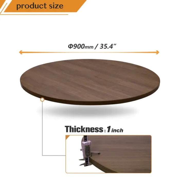 StephenieWalnutCircularMeetingTable-3.webp 1200mm Round office table. - Image 5