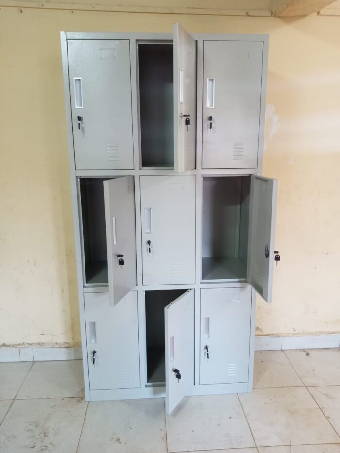 9 Locker steel office cabinet - Image 5