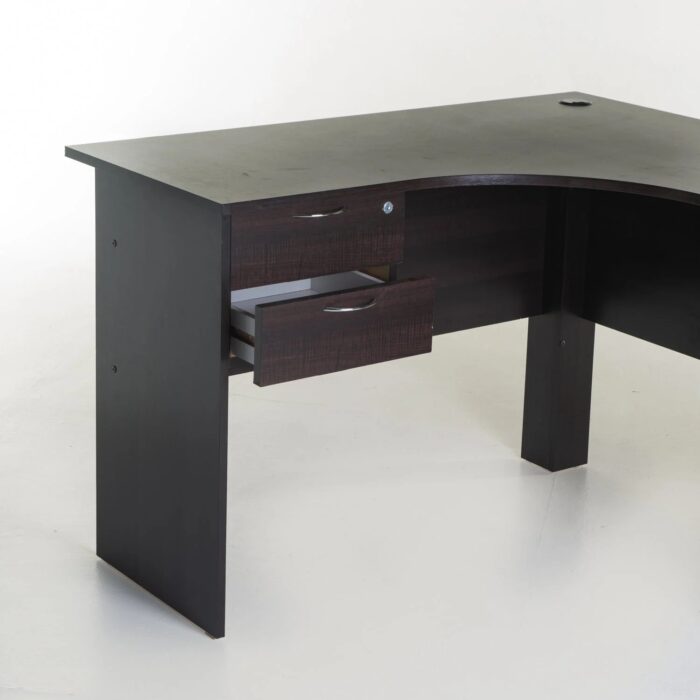 1200mm L-shaped office desk - Image 5