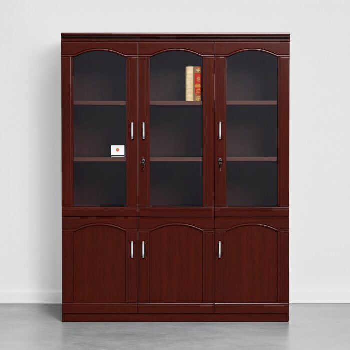 3-Door Wooden Office Cabinet