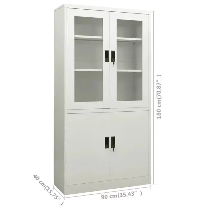 c21d8ac4-75de-4a0f-acf2-15954099c5a4.a16371aae0eba08e77669579240e2bb4.webp 2-Door half glass office cabinet - Image 2