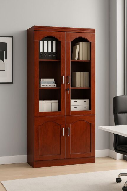 2-Door Wooden Office Cabinet