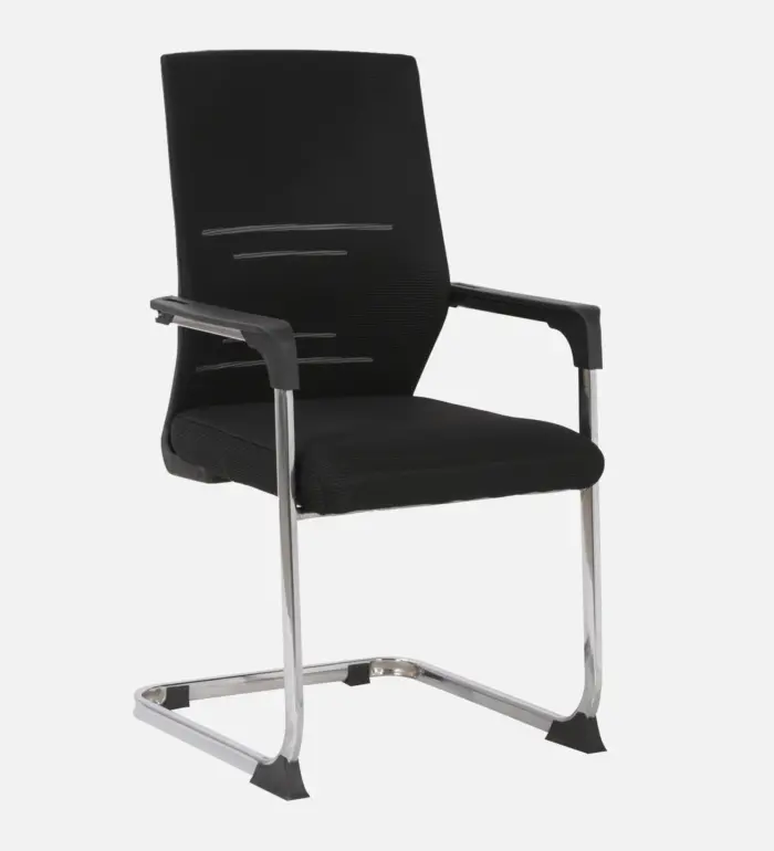 pablo-fabric-iconic-chair-in-black-colour-pablo-fabric-iconic-chair-in-black-colour-m2btui.webp Cantilever mesh-back visitor's seat - Image 3