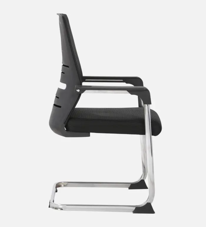 pablo-fabric-iconic-chair-in-black-colour-pablo-fabric-iconic-chair-in-black-colour-ph7pr6.webp Cantilever mesh-back visitor's seat - Image 5