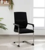 Cantilever mesh-back visitor's seat