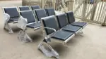 Airport waiting bench -Heavy-duty black - Image 3