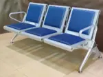 Airport waiting bench -Heavy-duty black - Image 2