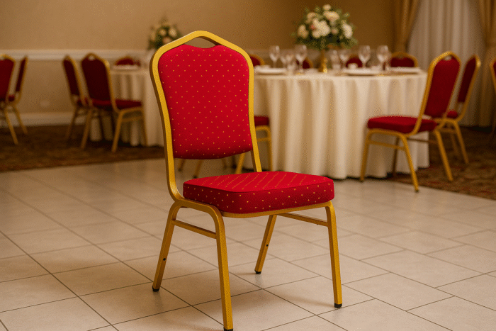 Red Banquet with Golden Frame