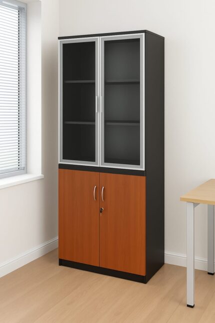 2-Door Wooden Office Cabinet