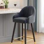 Velvet Padded Bar Stool