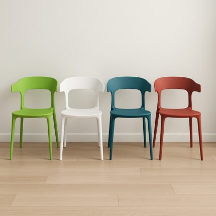Modern Bistro Plastic Chairs