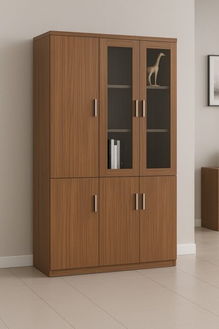 3-Door Wooden Office Cabinet