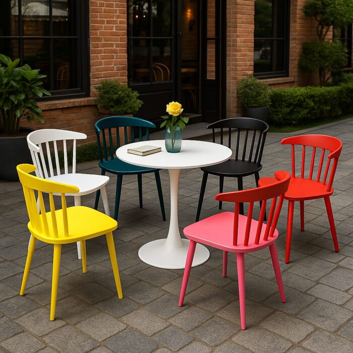 Modern Bistro Plastic Chairs Modern Bistro Plastic Chairs
