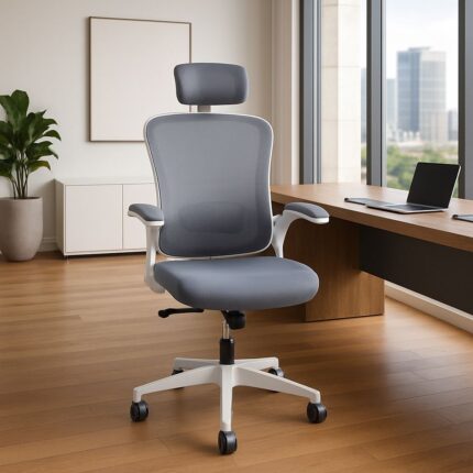 Grey Ergonomic Mesh Chair