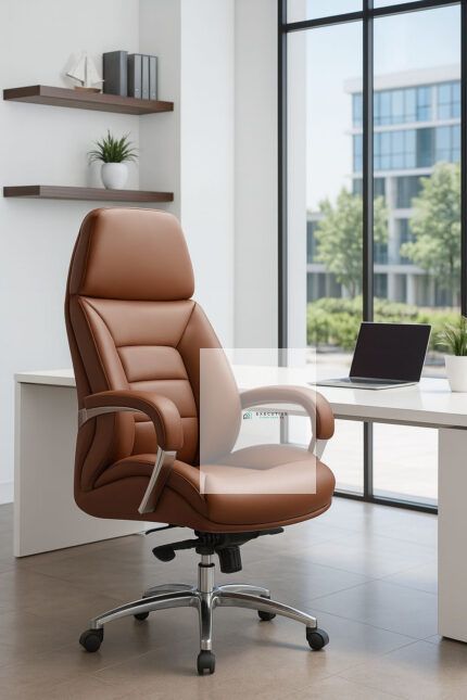 Brown High Back Executive Chair