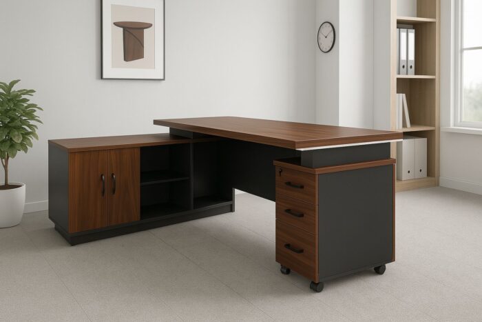 1.6M L-Shaped Executive Office Desk 1.6M L-Shaped Executive Office Desk