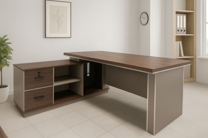 1.6M L-Shaped Executive Office Desk 1.6M L-Shaped Executive Office Desk