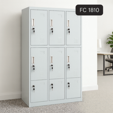 9-Door Metal Locker