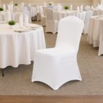ChatGPT said: White Spandex Chair Cover