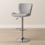 Grey Adjustable Bar Stool