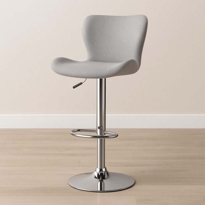 Grey Adjustable Bar Stool Grey Adjustable Bar Stool
