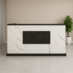 1.8M Marble Reception Desk