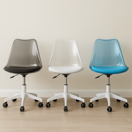 Transparent Swivel Office Chair