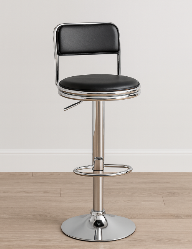 Bar Stool with Backrest